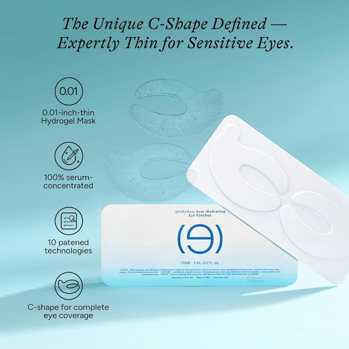 Regine Switzerland Caffeine & Hyaluronic Acid Under Eye Patches - 5 Pairs for Dark Circles & Puffiness