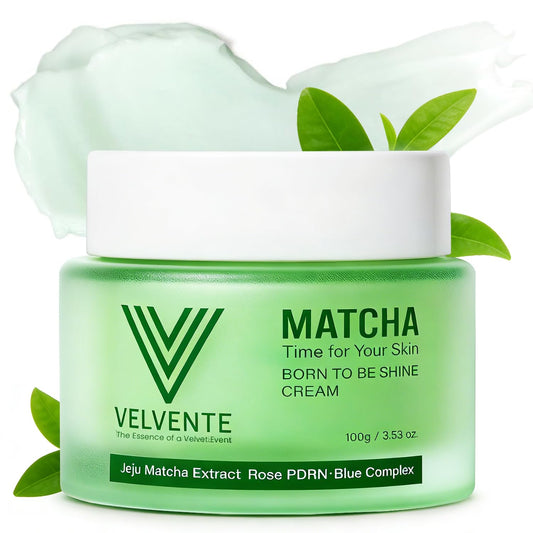 Skiennix Matcha Facial Moisturizer - Hydrating & Firming Cream with Rose PDRN for All Skin Types | 3.53 oz