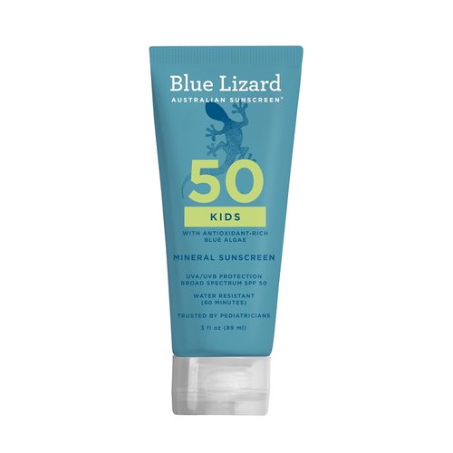 Blue Lizard Kids Sunscreen Lotion - SPF 50 Mineral Formula, Water-Resistant & Paraben-Free, 3 fl oz