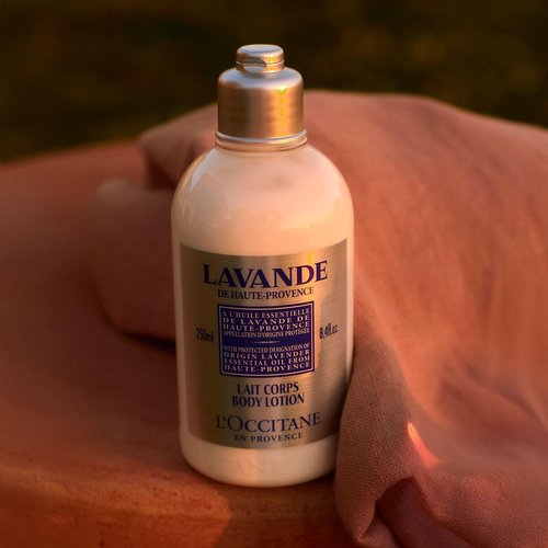 L'OCCITANE Lavender Body Lotion - Relaxing Lavender Essential Oil & Shea Butter | 8.40 fl oz