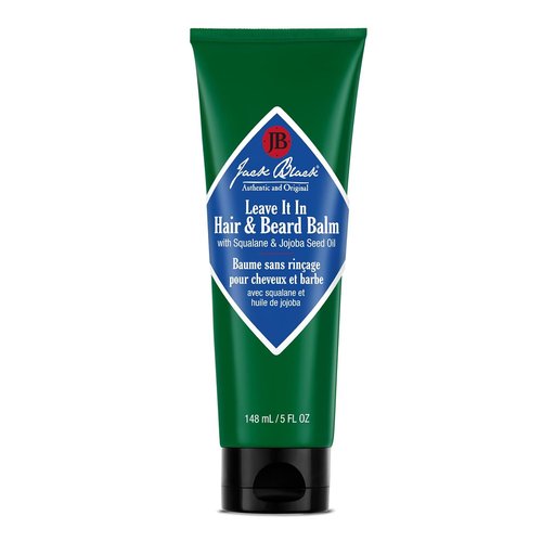 Jack Black Leave It In Hair & Beard Balm - Nourishing Formula for Soft, Manageable Hair & Beard