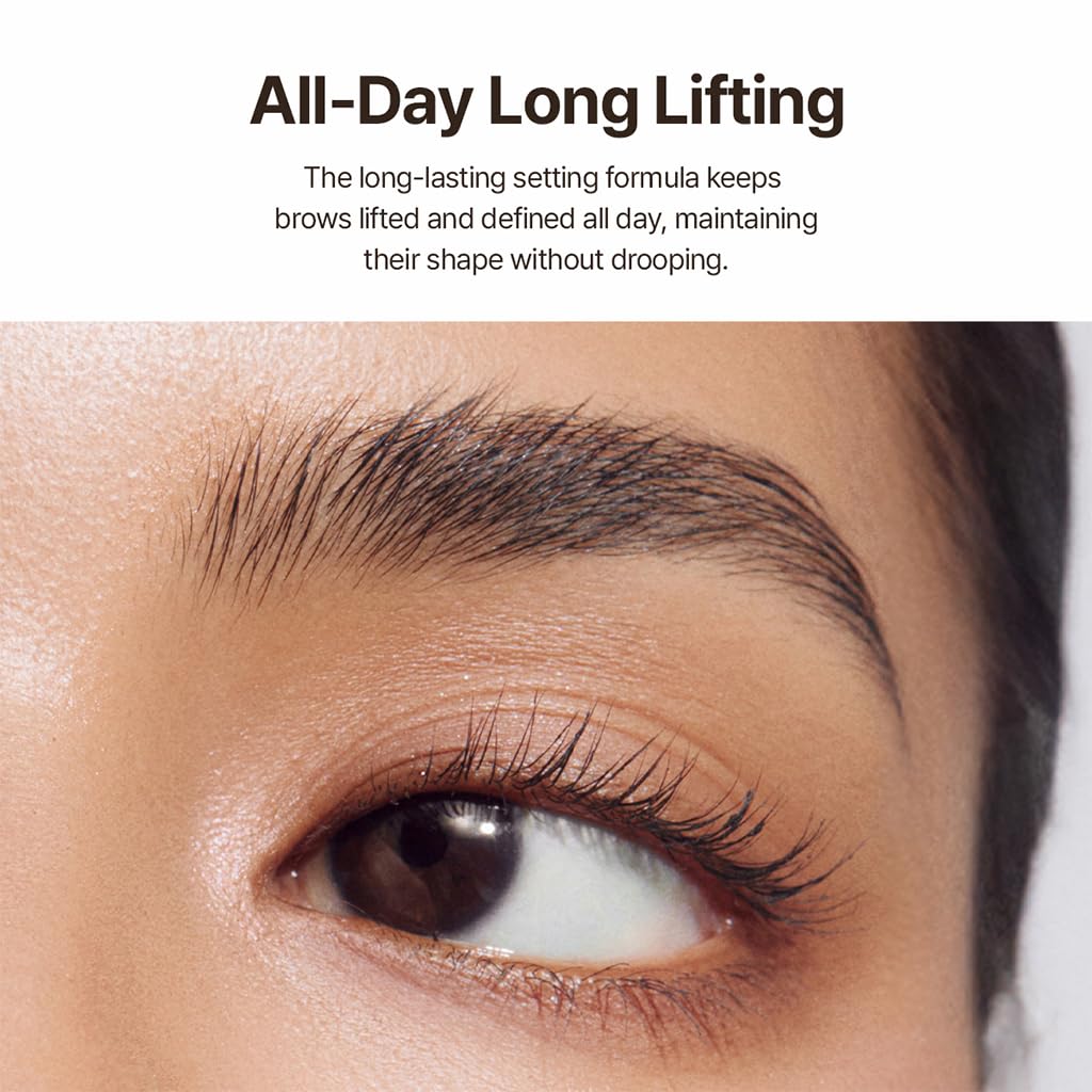Espoir Eyebrow Gel - Clear Laminating Formula for Easy Shaping | Long-Lasting, Smudge-Free, Vegan, 0.1 fl oz