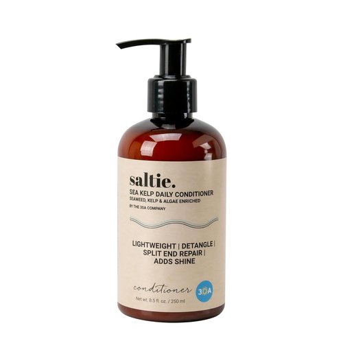 Saltie Daily Hair Detangle Conditioner - Nourishing Seaweed, Kelp & Algae Formula | Lightweight, Repairs Split Ends & Adds Shine (8.5 fl. oz / 250ml)