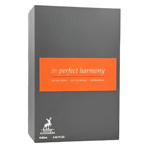 Maison Alhambra In Perfect Harmony – Fruity, Floral, Amber, Musky – Eau de Parfum Spray Long-Lasting Fragrance for Unisex, 2.02 Ounce / 60 ml