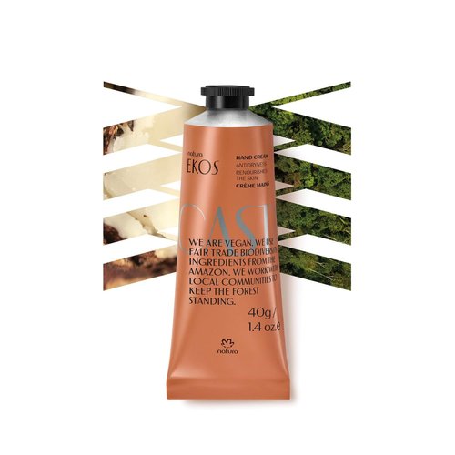 Natura Brazil Nut Hand Cream - Travel Size 24-Hour Deep Hydration Moisturizer - Vegan Formula | 1.4oz (40g)