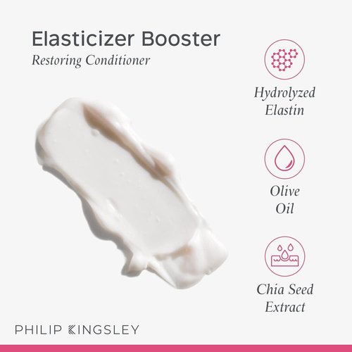 PHILIP KINGSLEY | Elasticized Booster Restoring Conditioner | Deep-Conditioning Treatment for All Hair Types | Reduces Breakage, Frizz & Adds Shine | 5.74oz
