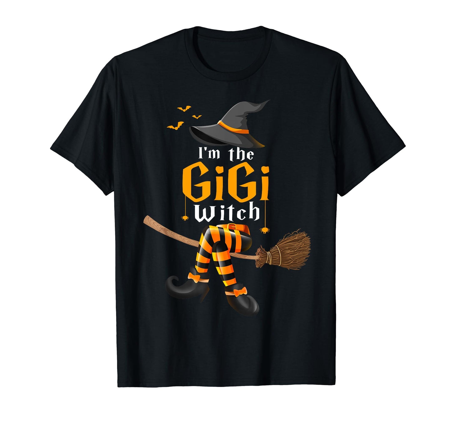 Womens I’m The Gigi Witch Family Funny Halloween Costume T-Shirt