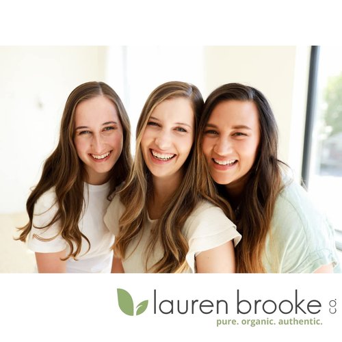 Lauren Brooke Cosmetiques Pressed Eye Shadow Duo - Richly Pigmented Organic Makeup for Women | Evergreen & Indian Summer