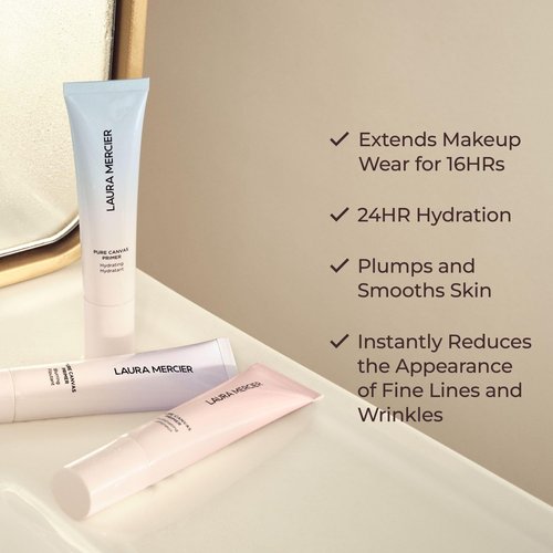 Laura Mercier Pure Canvas Primer - Hydrating & Blurring Formula for Long-Lasting Makeup | Natural & Matte Finish