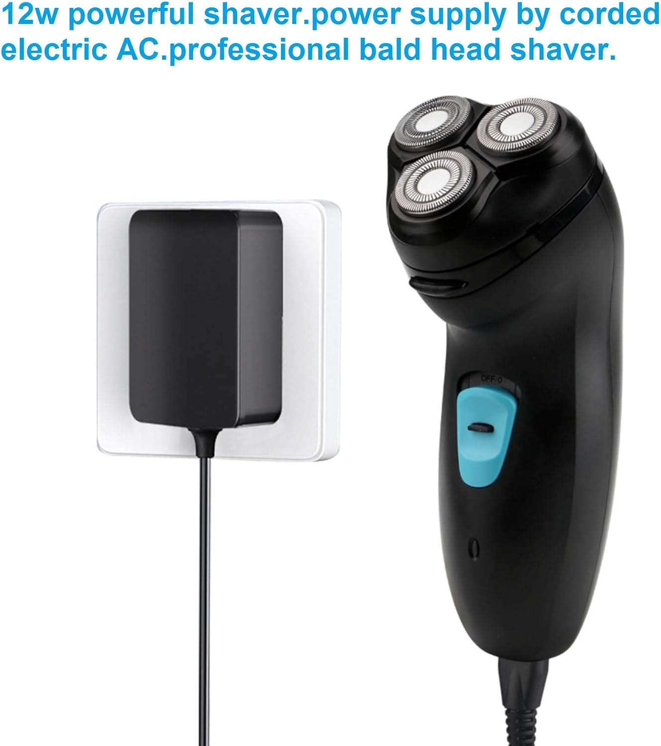 Skiennix Corded Electric Shaver - Professional 3D Float Razor for Close Shaves | Heavy Beard Trimmer