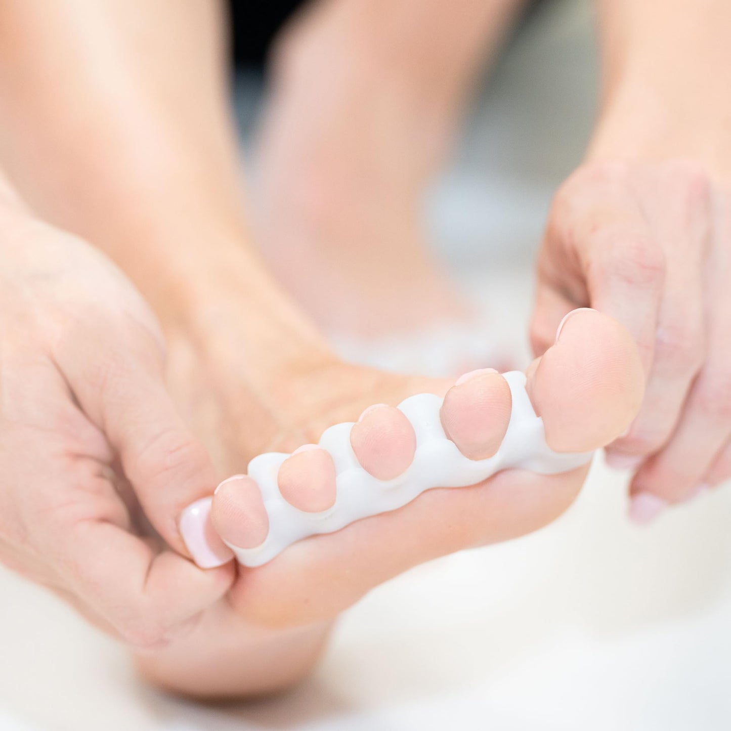 OS1st Toe Separators for Crowded Toes, Overlapping Toes, Foot Pain, Bunions, Toe Friction, Stability