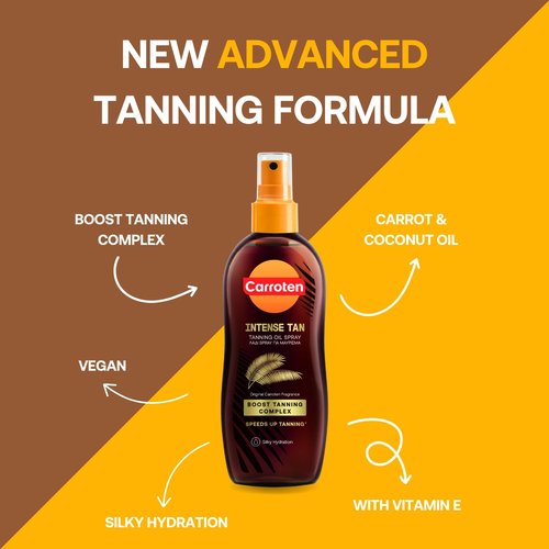 Caroten Intensive Tanning Oil Spray SPF0 5.07 fl oz / 150 ml