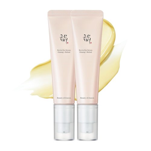 Beauty of Joseon Revive Eye Serum - Retinal Niacinamide & Peptide for Dark Circles | 30ml, 2-Pack
