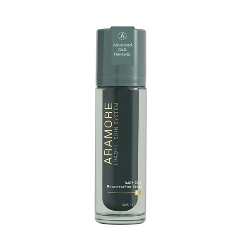 Aramore NAD+ Cell Restoration Cream, Clinically Proven Moisturizer Face Cream, Vegan, Hypoallergenic, Fragrance-Free Face Cream (50ml)