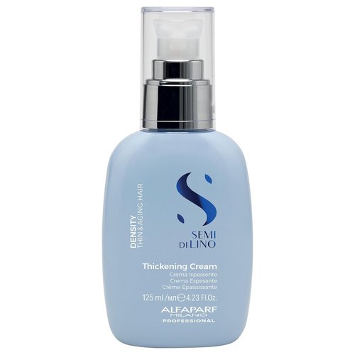 Alfaparf Milano Semi Di Lino Density Thickening Cream - Volumizing Thermal Protection for Thin Hair - 4.23 Oz