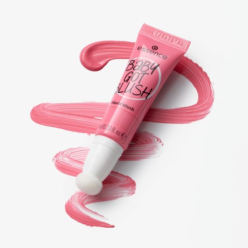 essence | Baby Got Blush Liquid Blush | Lightweight, Buildable, Radiant with Sponge Applicator | Vegan & Cruelty Free (10 | Pinkalicious)