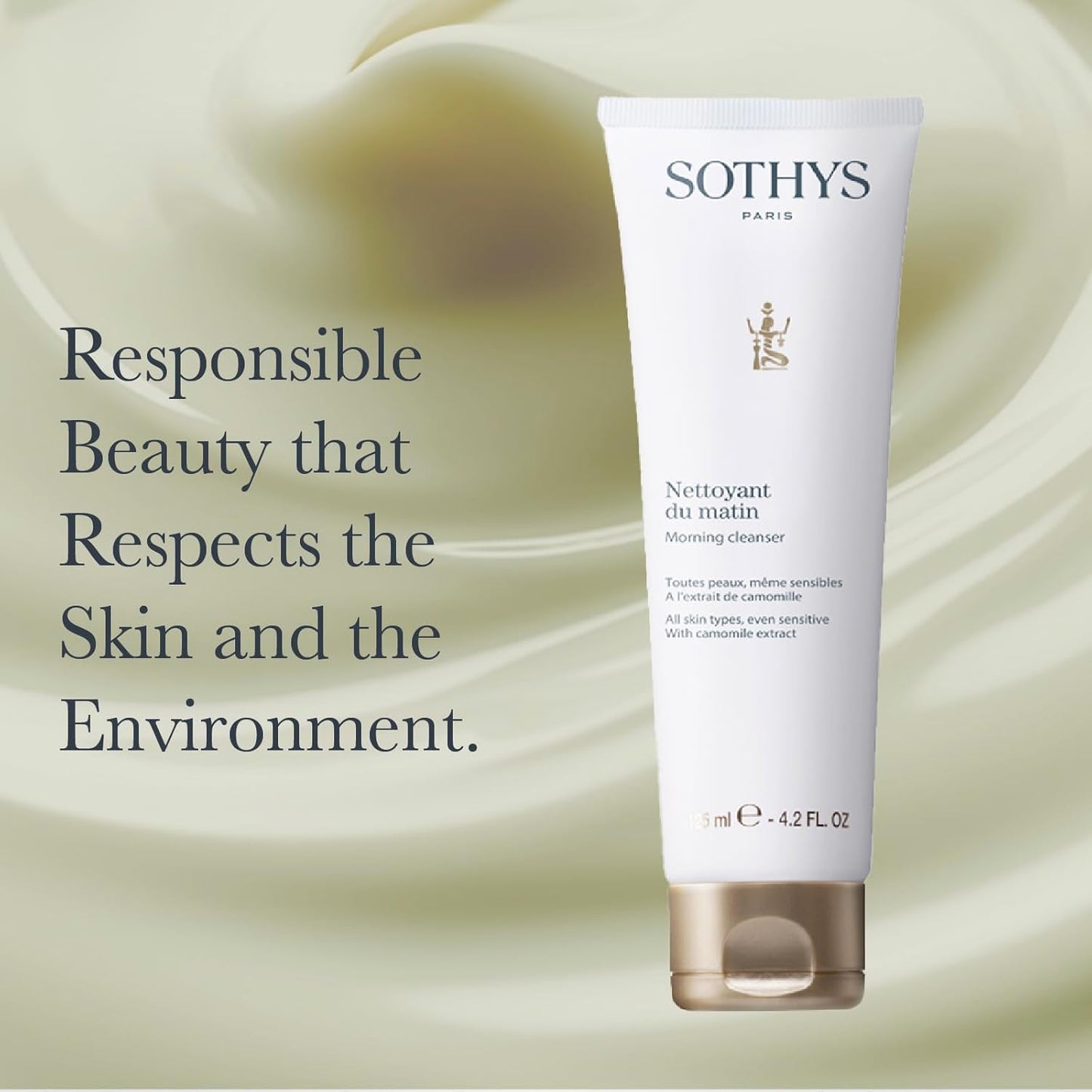 SOTHYS Morning Cleanser - Hydrating Daily Face Cleanser Cream | Gentle Makeup Remover for All Skin Types