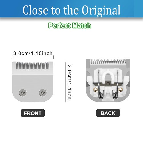 **WHAL Stainless Steel Replacement Blade - 30mm Detachable for All-in-One Lithium Ion Trimmer**