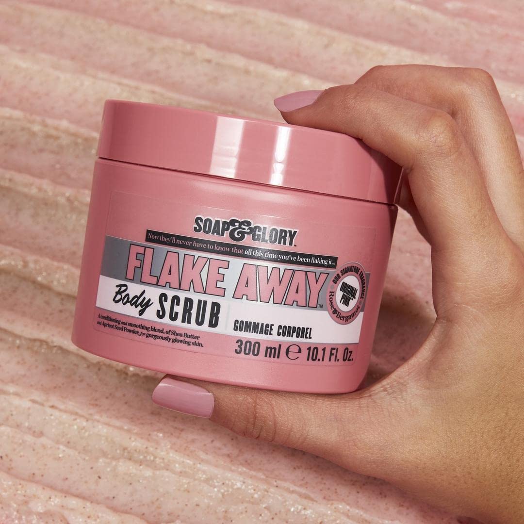 Soap & Glory Original Pink Exfoliating Body Scrub - Dead Skin Remover with Mandarin Extract for Smooth Skin | Rose & Bergamot (6.7 fl oz)