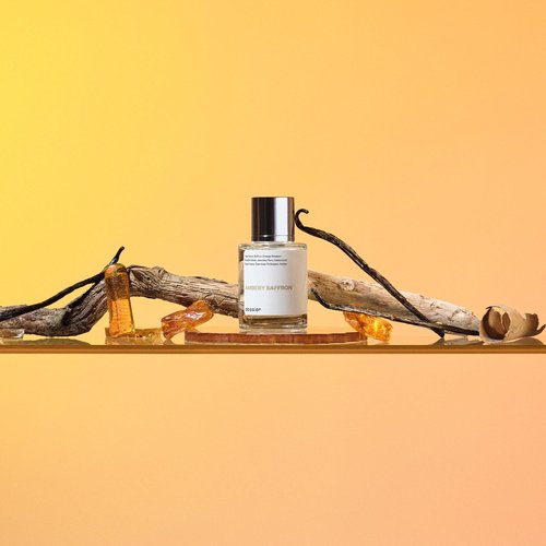 Dossier - Ambery Saffron Eau de Parfum - Vegan Unisex Perfume Spray - Inspired by MFK Baccarat Rouge 540 - 3.4 Fl Oz (100ml)