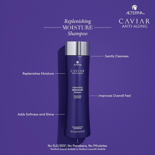 Alterna CAVIAR Anti-Aging Moisture Shampoo - Hydrates & Restores Dry, Brittle Hair | Sulfate-Free Formula