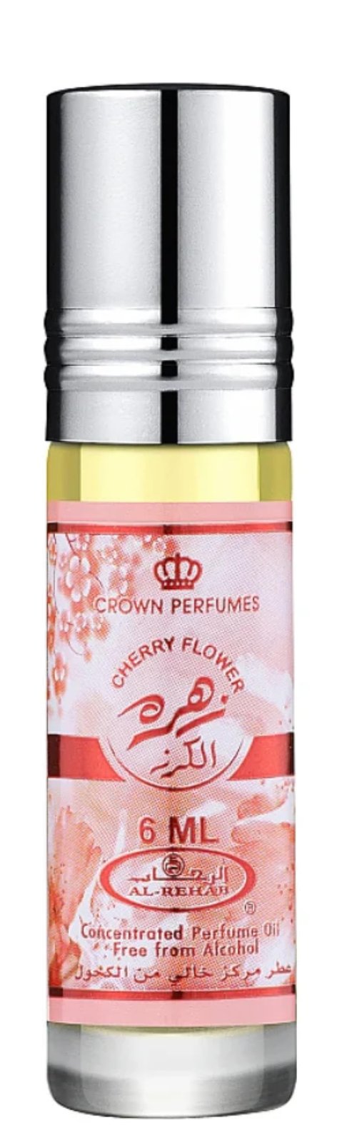 Al Rehab Cherry Flower Concentrated Perfume, 0.2 Ounce (Unisex)