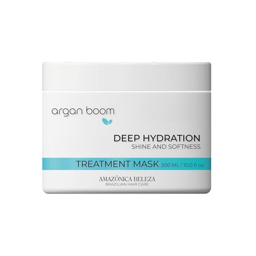 Amazonica Beleza Argan Oil Hair Mask - Intense Moisturizing & Nourishment for Dry Hair | 10 oz