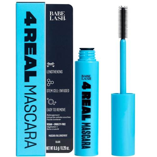 Babe Original 4 Real Mascara - Black Volume, Length & Lift for Defined, Fluttery Lashes | Vegan & Cruelty-Free