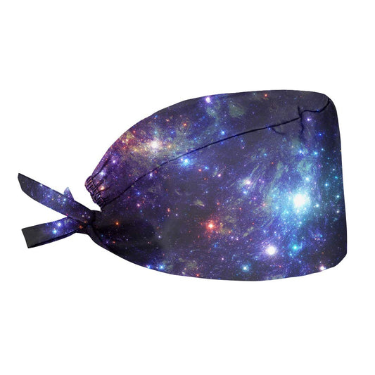 JEOCODY Galaxy Stars Cap, Working Cap Fashional Hat with Sweatband for Women/Men