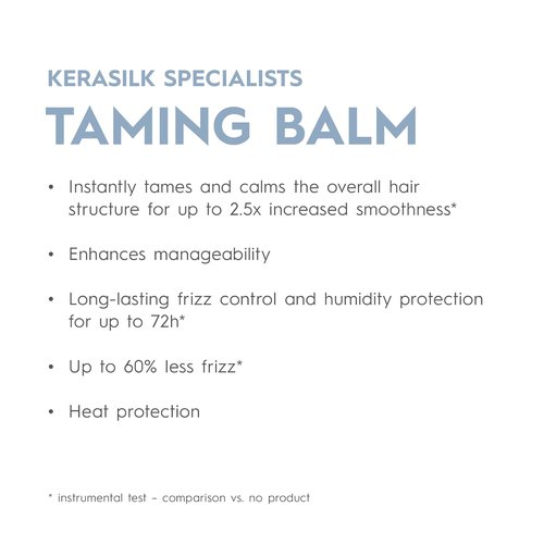 KERASILK Taming Balm - Nourishing & Hydrating Formula | Instantly Smooths Coarse, Frizzy Hair