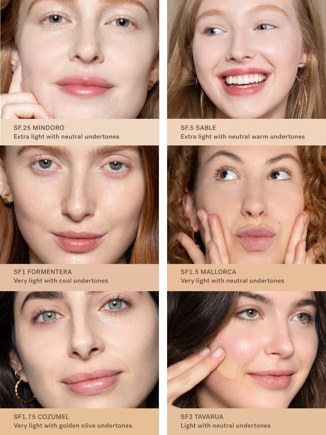 ILIA - True Skin Serum Foundation | Weightless, Buildable Coverage, Non-Comedogenic, Vegan (Mindoro SF.25)