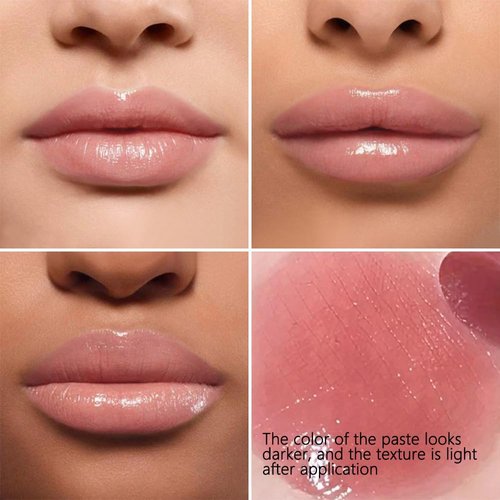 FeiCuiYun Pink Honey Tinted Lip Balm - Sheer Hydrating Lip Gloss & Moisturizing Color for All Skin Tones