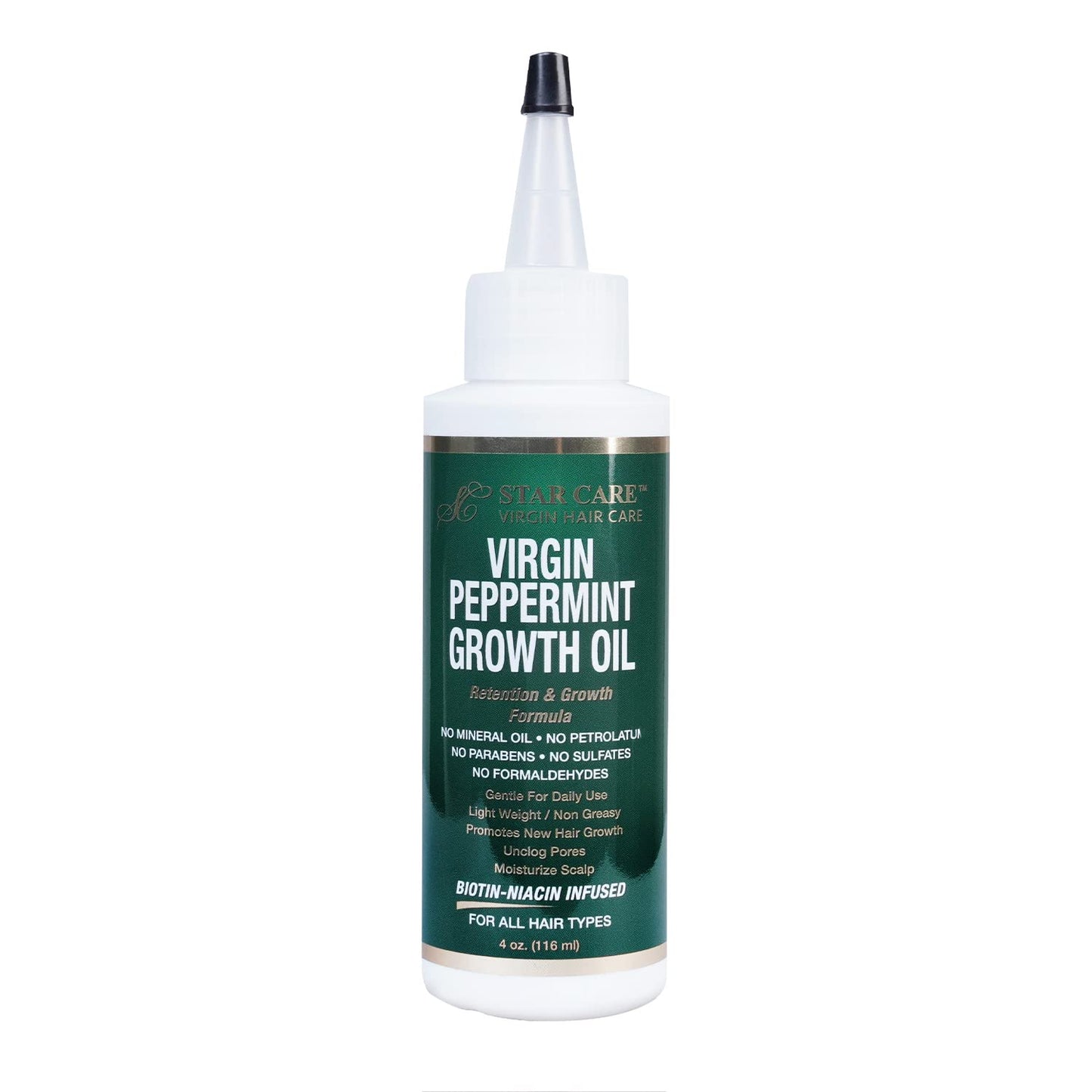 Star Care Virgin Growth Oil Retention & Growth Formula (Peppermint)