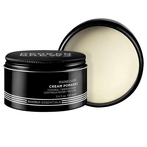 Redken Brews Cream Pomade For Men - Medium Hold & Natural Finish | Ideal For All Hair Types