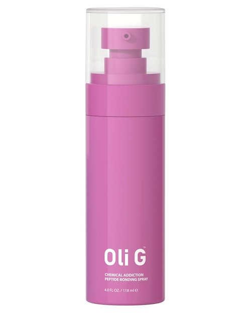 Oli G Chemical Addiction Peptide Bonding Spray - Bond-Repair Leave-In for Damaged Hair | 4oz/118ml