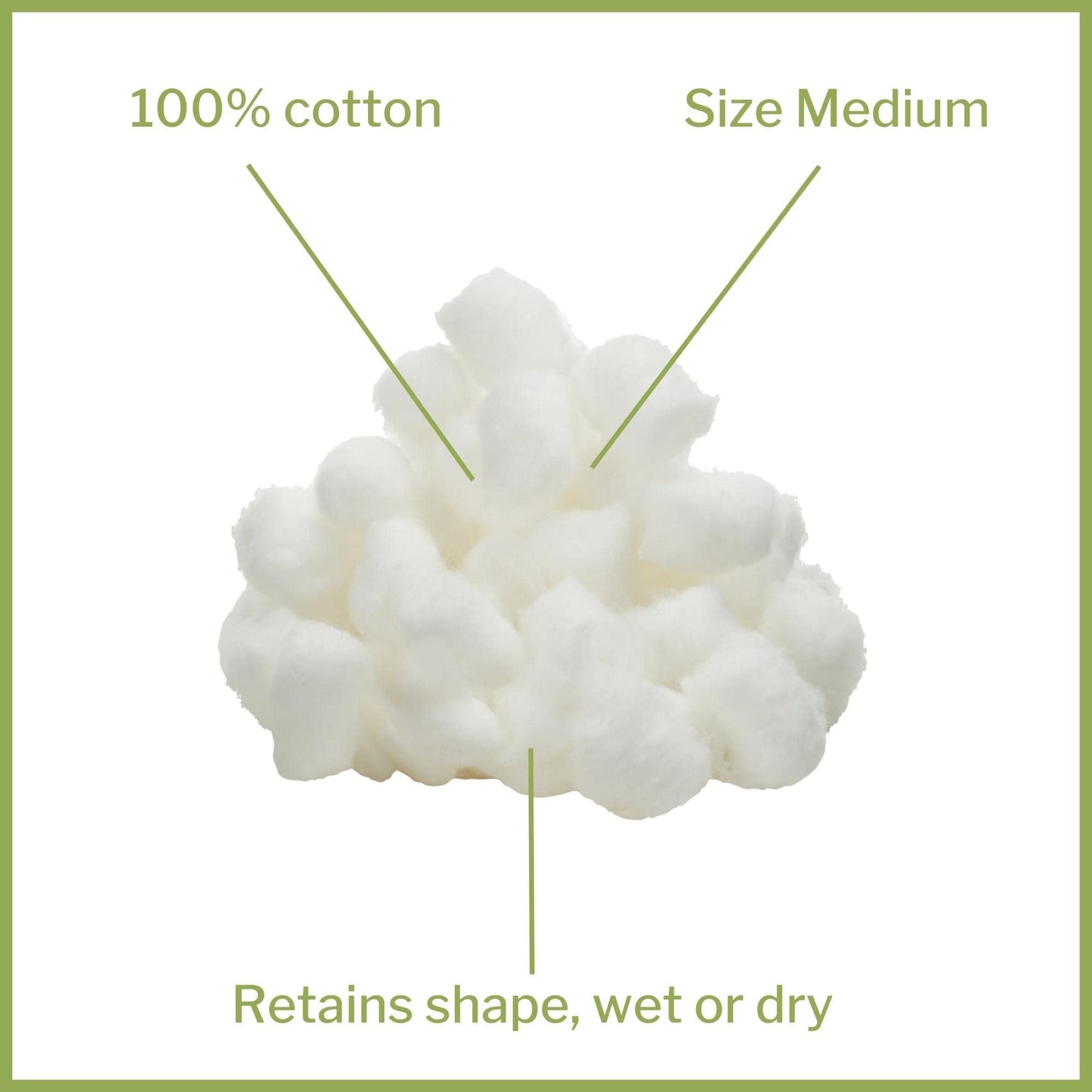 McKesson Cotton Balls [4000 Count] Bulk, 100% Pure Cotton Balls for Face, Nail Polish Remover, Makeup, Medium, 2000 Count, 2 Boxes