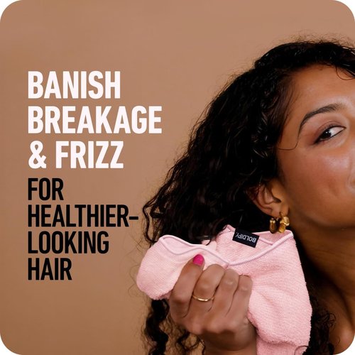 Boldify Quick Dry Microfiber Towel Wrap for Women | Anti-Frizz Plopping Turban - Pink