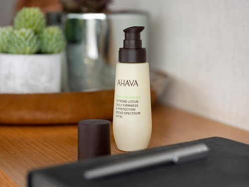 AHAVA Extreme Lotion - Daily Firmness & Protection with SPF 30 | Lightweight, Moisturizing Hydration, 1.7 Fl. Oz