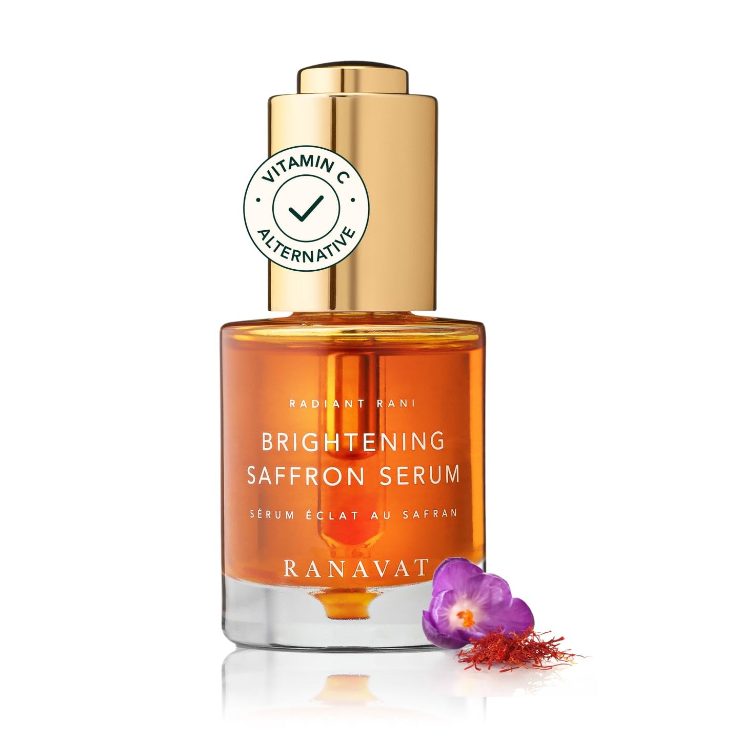 Skiennix Brightening Saffron Serum - Dark Spot Corrector & Hyperpigmentation Treatment - 1 oz for Healthy Glow