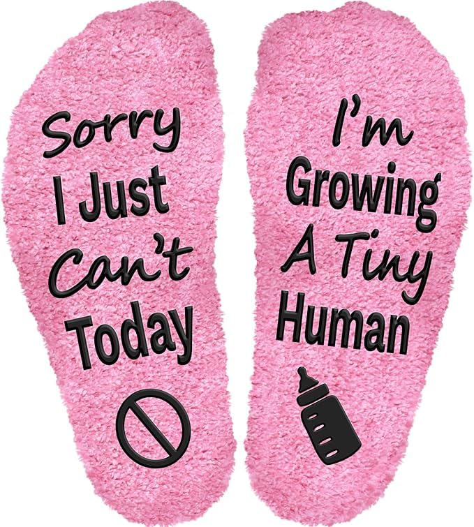 Sorry I Cant Today I'm Growing A Tiny Human Socks, Pregnancy Socks Funny For Mom To Be, Mother To Be Gifts For New, Gifts For Pregnant Daughter, Birthday For Expecting Moms, First Time Moms
