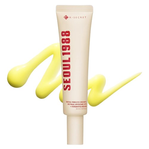 K-SECRET SEOUL 1988 Retinal Eye Cream - Advanced 4% Retinal Liposome & Fermented Bean for Youthful Eyes | 30ml / 1.01 fl oz