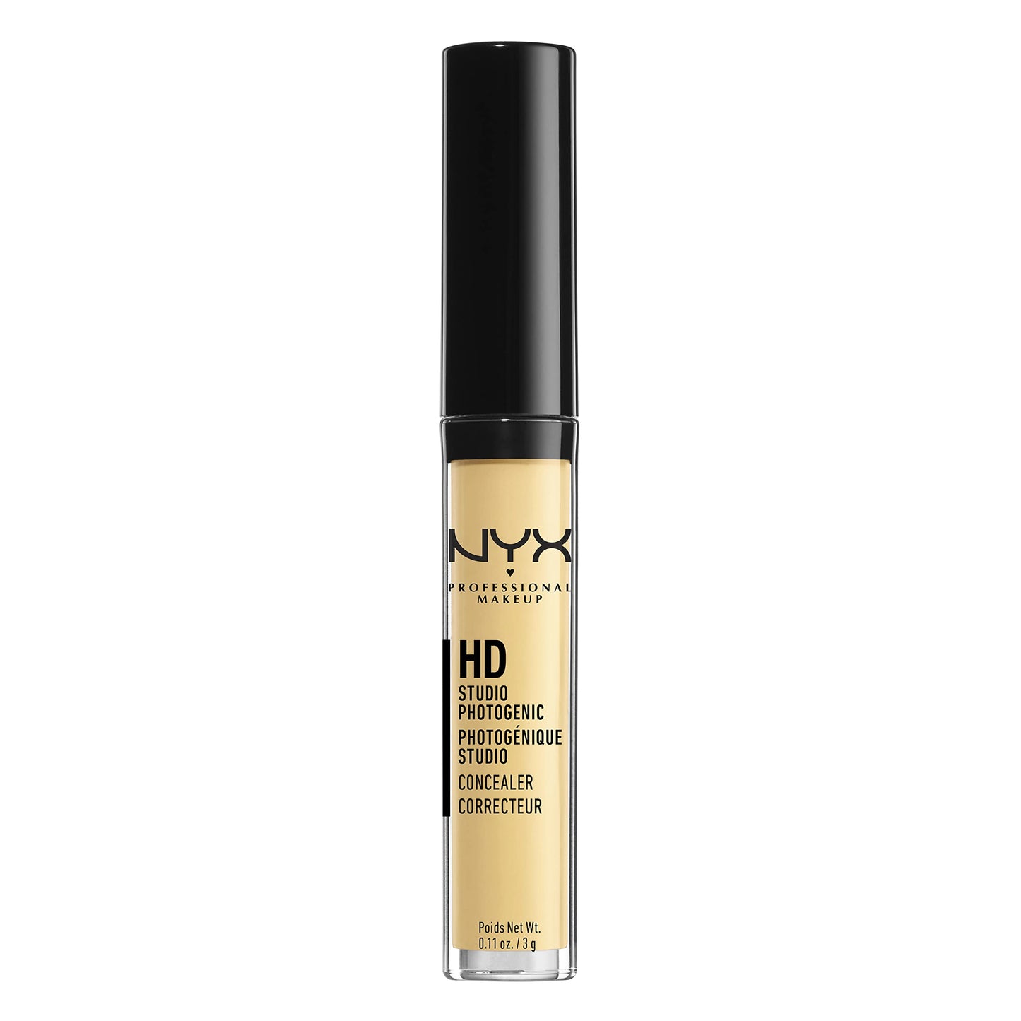 NYX PROFESSIONAL MAKEUP HD Studio Photogenic Concealer Wand, Medium Coverage - Yellow
