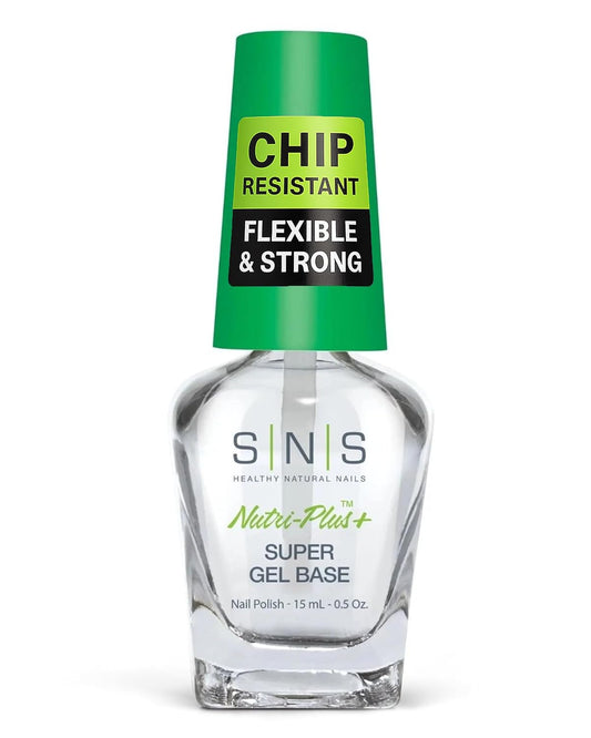 SNS Base Coat Nail Polish - Long-Lasting, Fast-Drying Gel Base | Low-Odor, No UV Lamp - 0.5 Oz