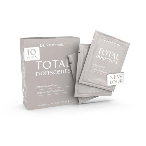 DERMAdoctor Deodorant Wipes - Refreshing Antiperspirant Treatment for Hyperhidrosis | 10 Individually Wrapped Wipes