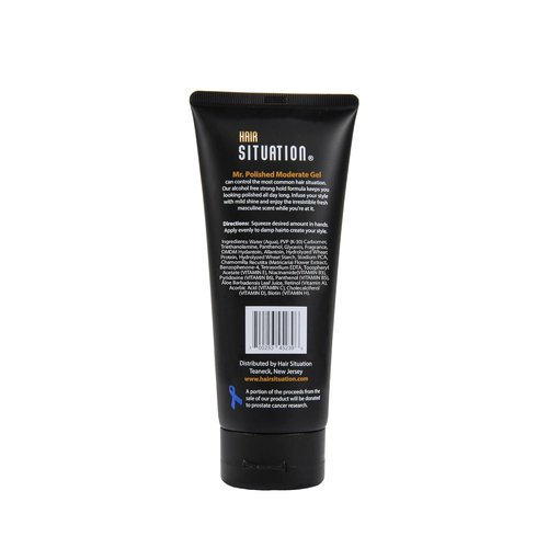 Mr. Polished Hair Styling Gel - Medium Hold, Alcohol-Free, Anti-Frizz Formula | 7 Fl Oz for All Hair Types
