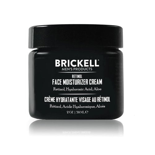 Brickell Men's Retinol Face Moisturizer - Natural Anti-Wrinkle Night Cream with Hyaluronic Acid | 2 Ounce