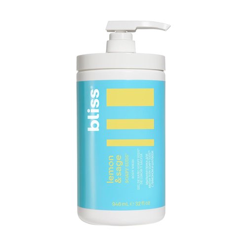 Bliss Soapy Suds Body Wash - Hydrating Lemon & Sage Formula - 32 Fl Oz - Vegan & Cruelty-Free