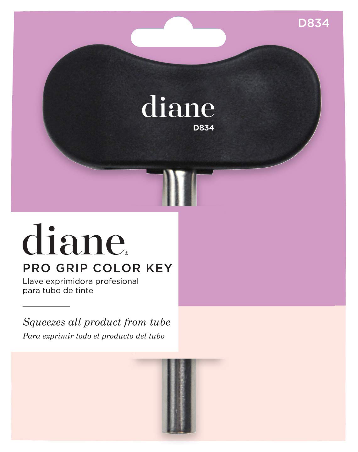 Diane Pro Grip Color Key – Hair Dye Tube Squeezer for Salon –– Black – D834