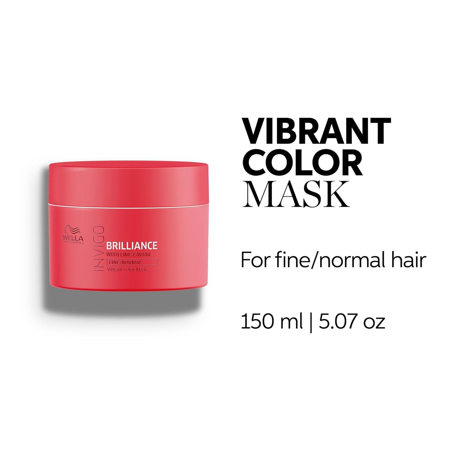 Wella Professionals Invigo Brilliance Hair Mask - Color Vibrancy Conditioning Treatment | 5.07 oz