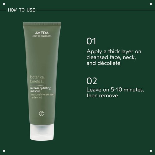 Aveda Botanical Kinetics Intense Hydrating Masque - Cooling Hydrating Face Mask for Dry Skin | Oil-Free, 4.2 Fl Oz